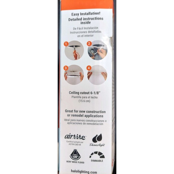 Halo 6" Ultra Thin Canless LED Downlight 1015 Lumen No Housing Req'd, 5 Color - Picture 4 of 6